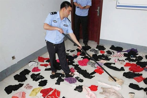 women's underwear on floor